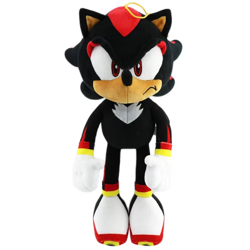 New 33Cm Sonic High Quality Plush Toy Cartoon the Hedgehog Doll Tails Shadow Soft Stuffed Anime Christmas Birthday Gift for Kids