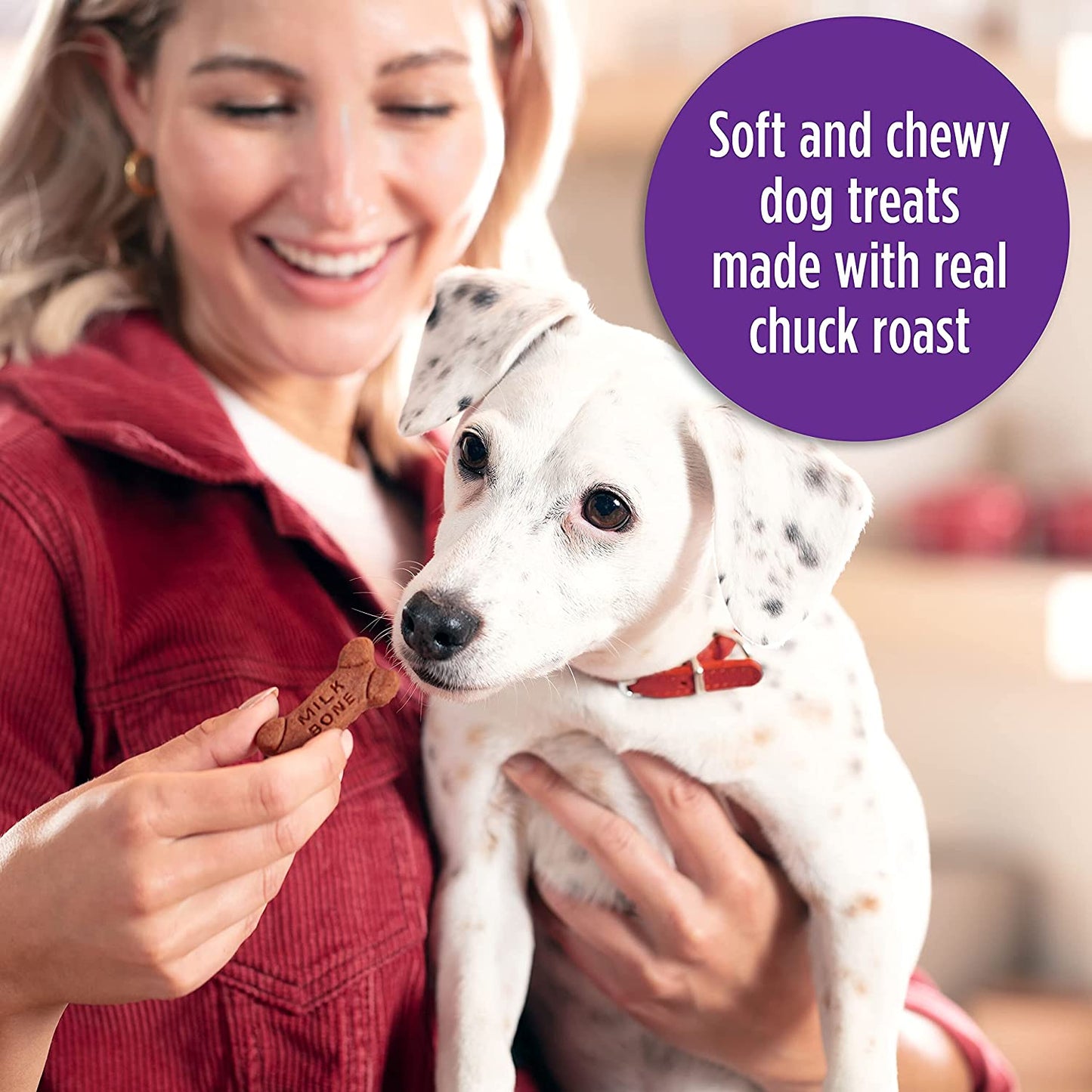 Soft & Chewy Dog Treats, Beef & Filet Mignon Recipe, 25 Ounce Made with Real Chuck Roast