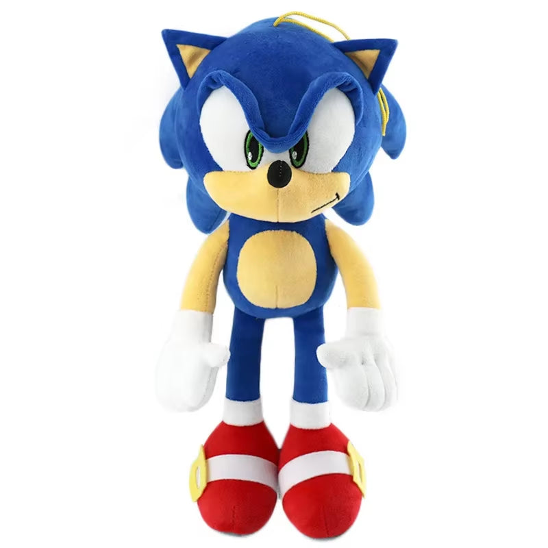 New 33Cm Sonic High Quality Plush Toy Cartoon the Hedgehog Doll Tails Shadow Soft Stuffed Anime Christmas Birthday Gift for Kids