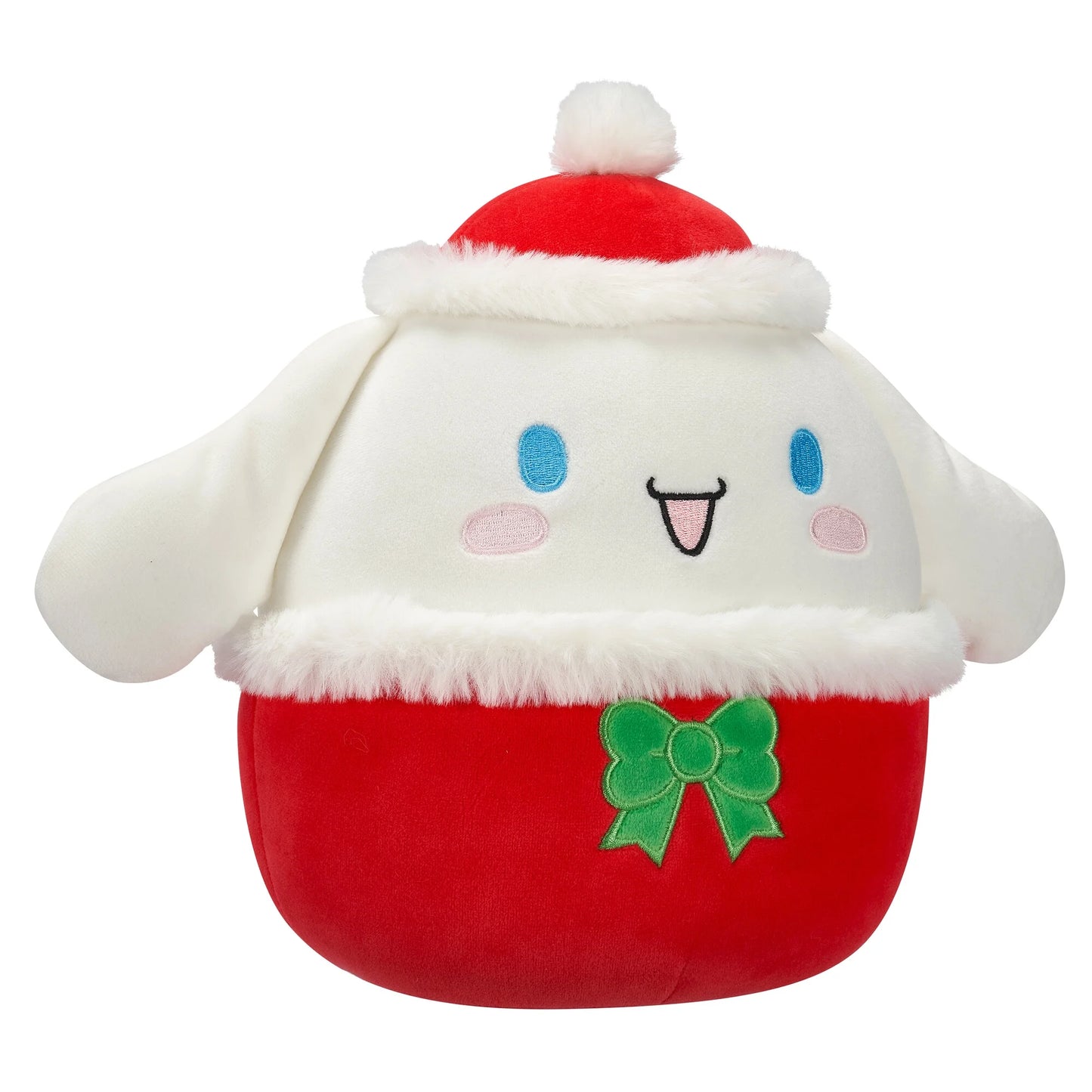 Official Plush 8 Inch Holiday Red and White Cinnamoroll Hello Kitty - Childs Ultra Soft Stuffed Toy