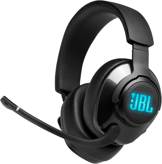 Quantum 400 - USB Over-Ear Gaming Headset with Game-Chat Balance Dial,  Quantumsurround and DTS, Voice Focus Directional Flip-Up Mic and Memory Foam Ear Cushions (Black)