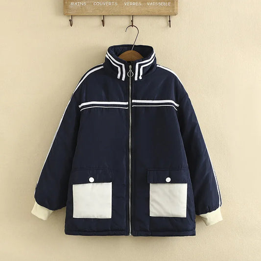 Thickened Sandwich Down Cotton Padded Jacket