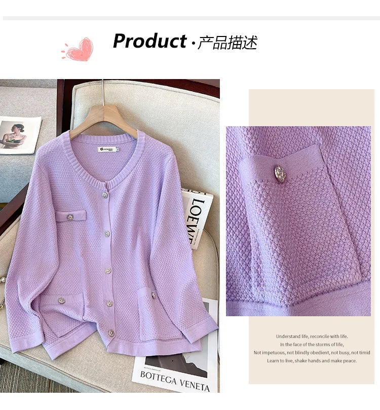 Spring Autumn Loose Elastic Long Sleeved Jacket