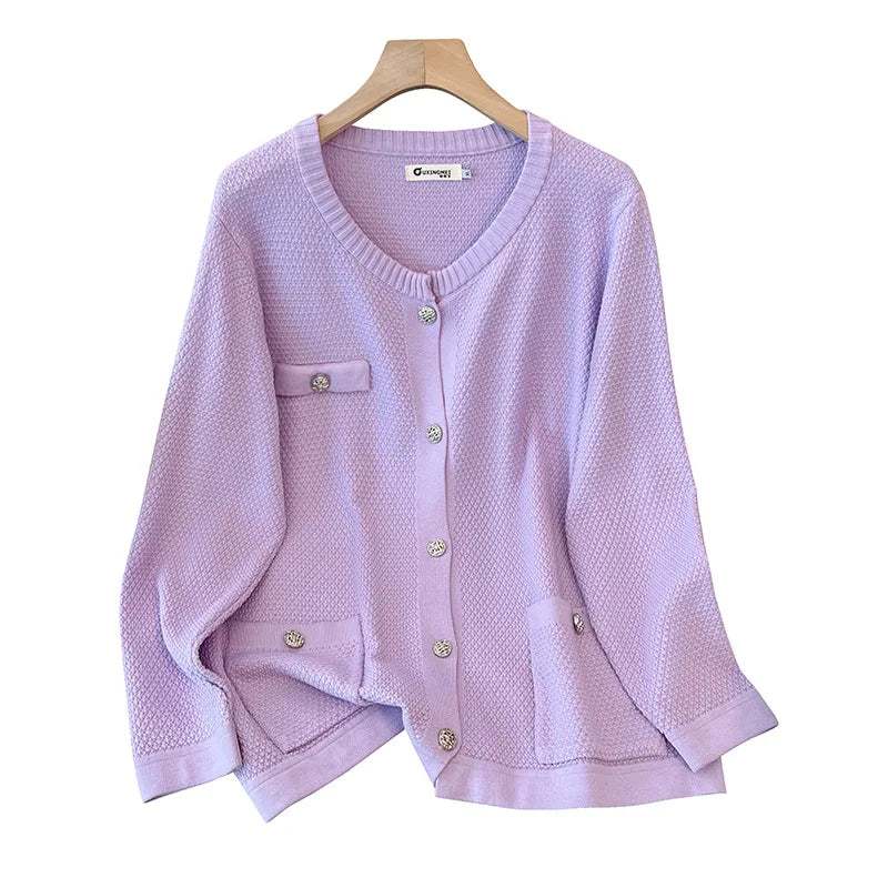 Spring Autumn Loose Elastic Long Sleeved Jacket