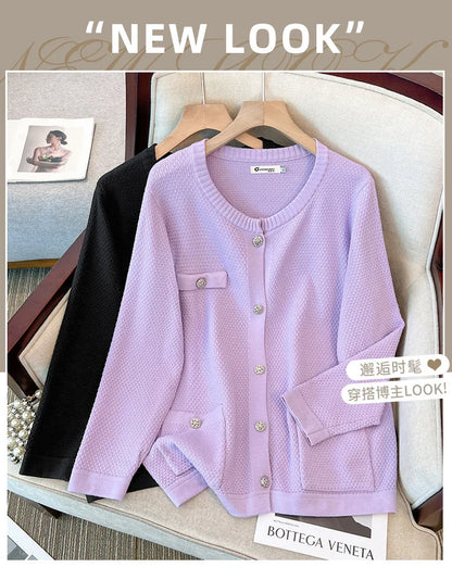 Spring Autumn Loose Elastic Long Sleeved Jacket