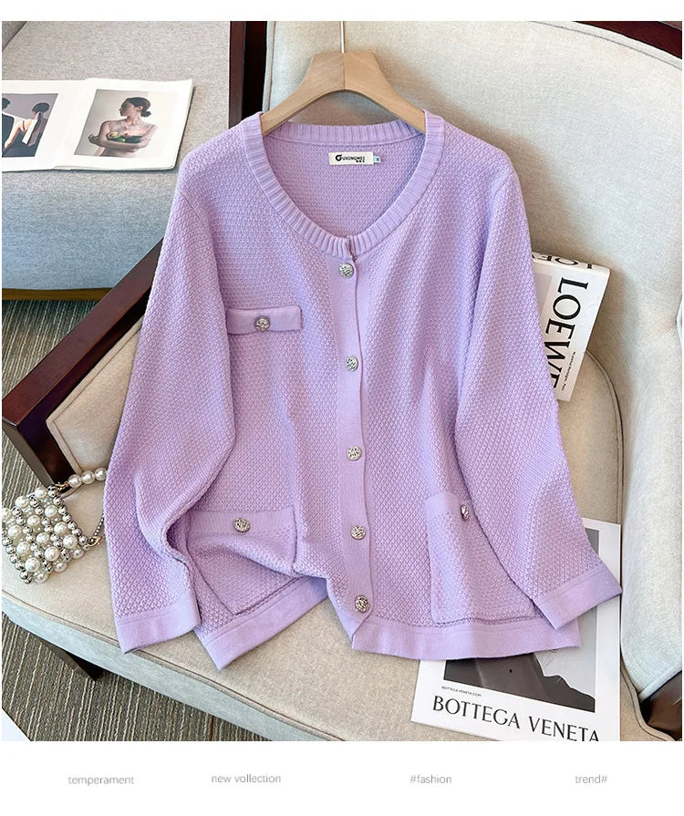 Spring Autumn Loose Elastic Long Sleeved Jacket