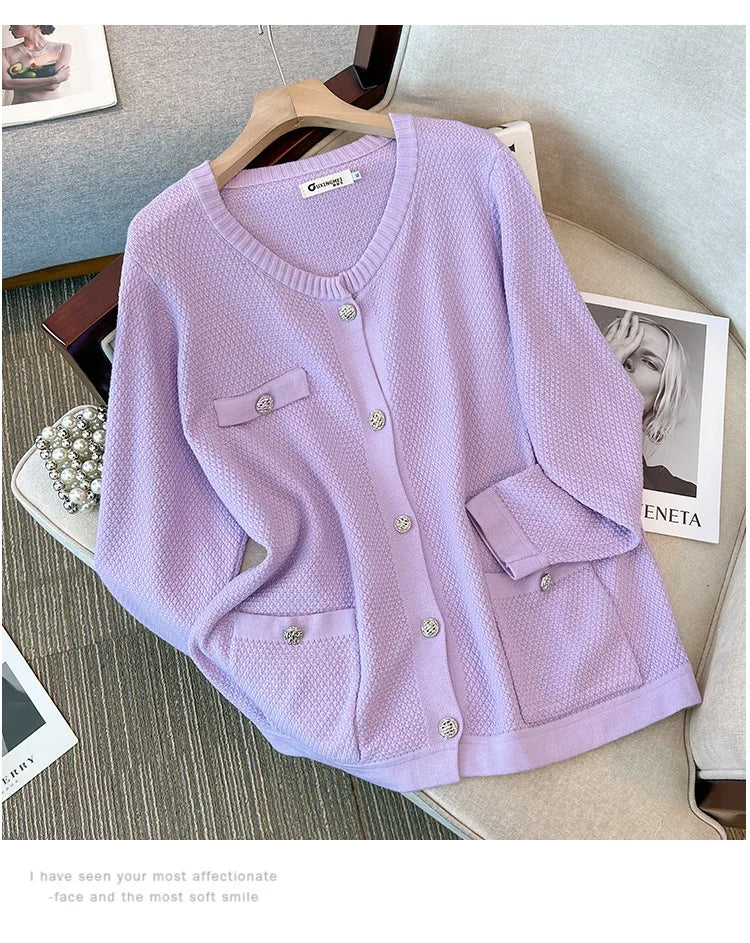 Spring Autumn Loose Elastic Long Sleeved Jacket