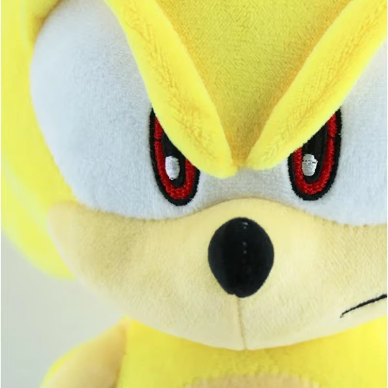 New 33Cm Sonic High Quality Plush Toy Cartoon the Hedgehog Doll Tails Shadow Soft Stuffed Anime Christmas Birthday Gift for Kids