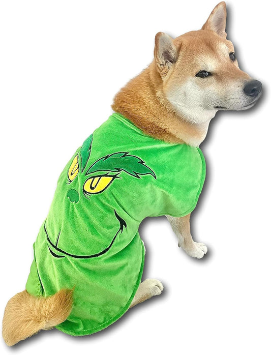 Green Monster Dog Costume - X Large Medium Small French Lab Shepherd Retriever Cosplay Halloween Costumes, X-Large